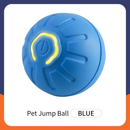 Interactive Smart Dog Toy Ball - Automatic USB Rechargeable Moving and Bouncing Playtime for Dogs and Cats