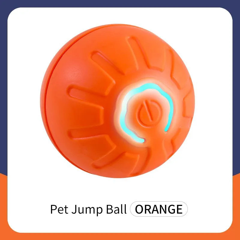 Interactive Smart Dog Toy Ball - Automatic USB Charging Moving and Bouncing Fun for Your Puppy and Cat!