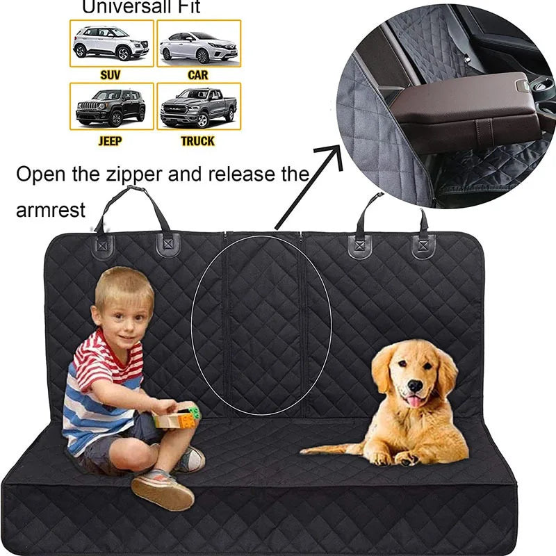 Ultimate Dog Car Seat Pad - Protect Your Vehicle with Our Universal Pet Rear Seat Cover for Cars, Trucks, and SUVs