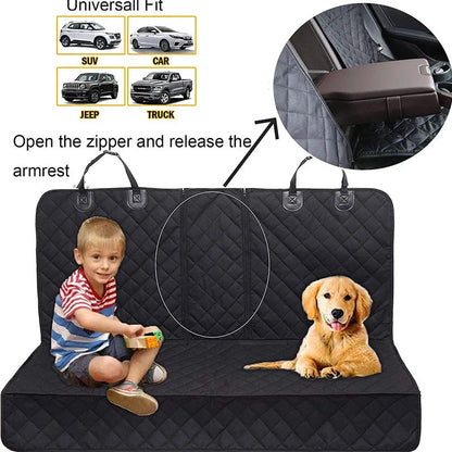 Ultimate Dog Car Seat Pad - Protect Your Vehicle with Our Universal Pet Rear Seat Cover for Cars, Trucks, and SUVs