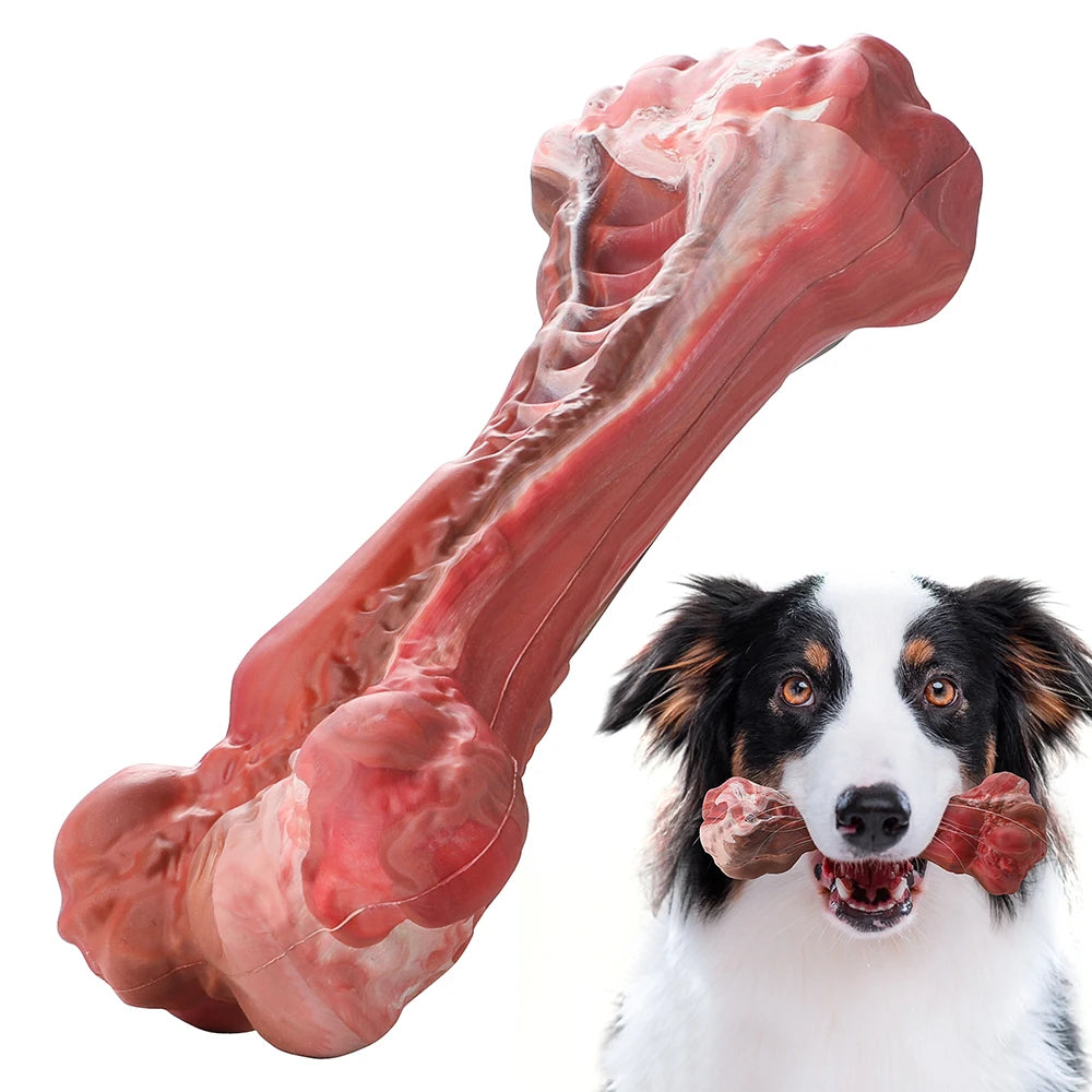 Durable Bone-Shaped Dog Chew Toy for Aggressive Chewers - Perfect for Large Dogs!
