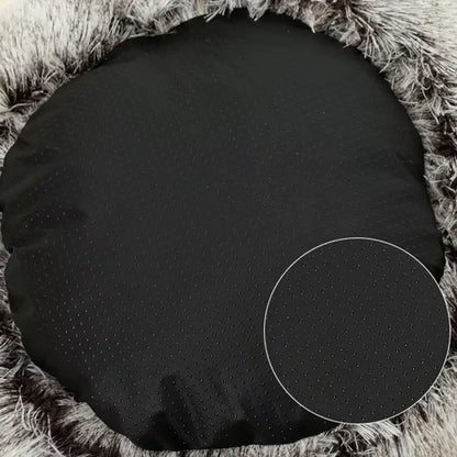 Cozy 2-in-1 Winter Plush Pet Bed - Perfect Round Cat Cushion and Mattress for Small Dogs and Kittens