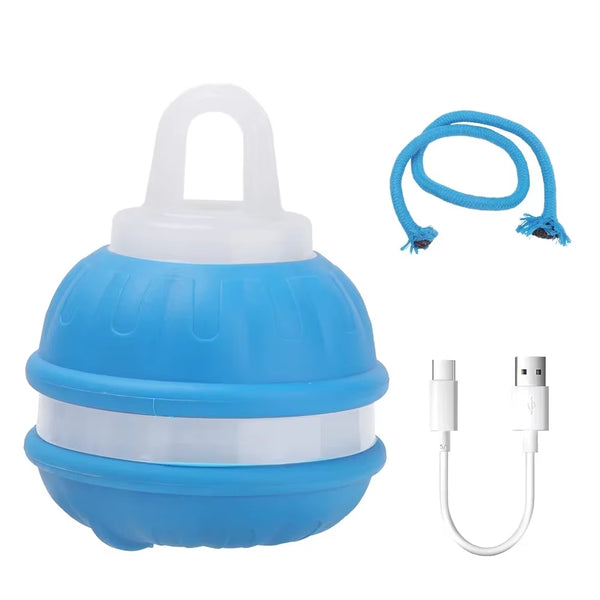 Exciting Interactive Cat & Dog Rolling Ball Toy with Faux Tail - Rechargeable Electric Fun for Endless Play!